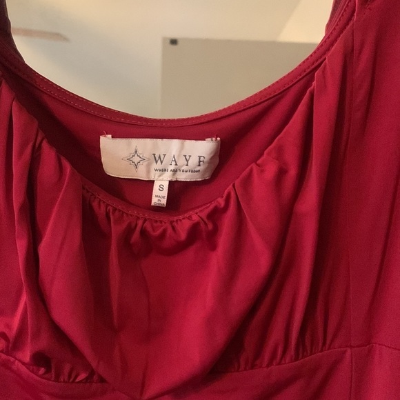 Burgundy Red bodysuit woman’s size Small - Picture 4 of 6